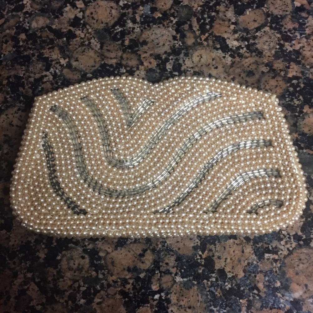 Vintage Beaded Pouch